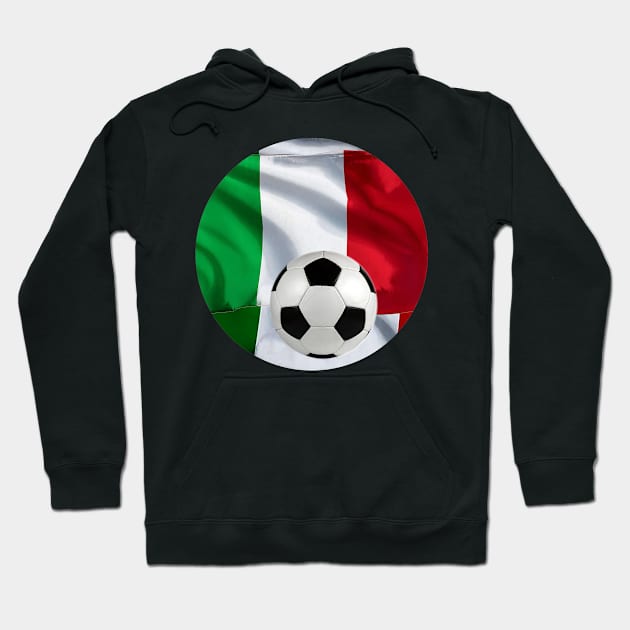 Italy Soccer - Italy Football Hoodie by Completely Mental